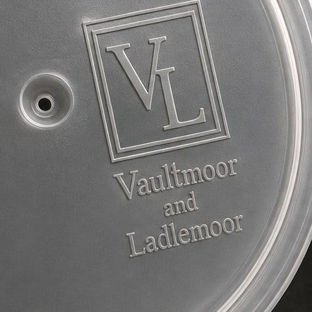 Branded food containers with logo