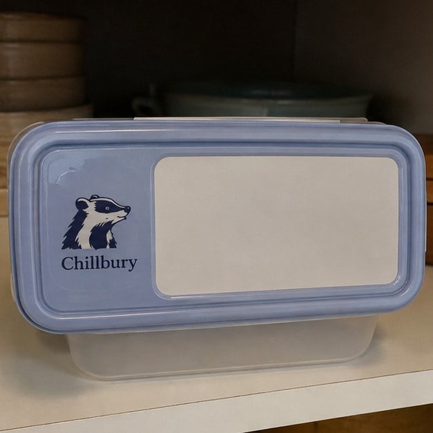 Food containers with logo — customer photo